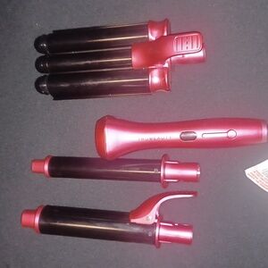 Red Hair Styling Tool Set
